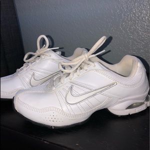 White Nike shoes